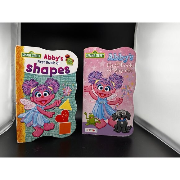 Abby's First Book of Rhymes Shapes Board Books Sesame Street Out Of Print 2014 - Picture 2 of 16